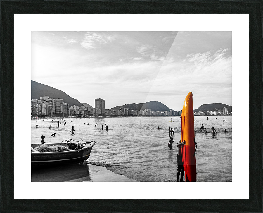 Copacabana beach Picture Frame print
