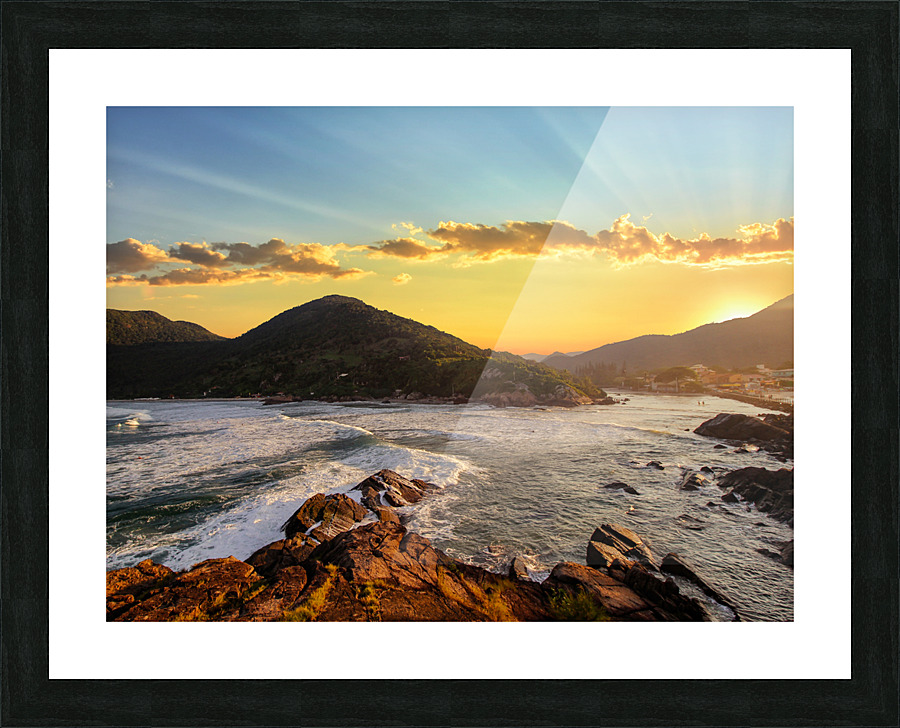 Sunset Beach - Florianopolis Picture Frame print