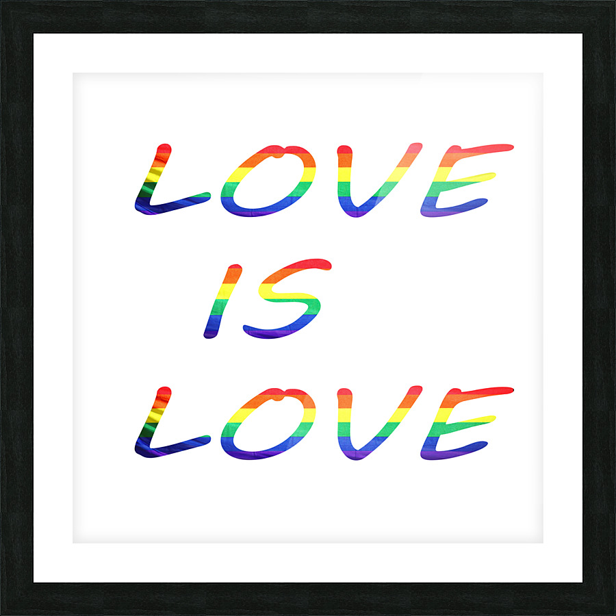 Love Picture Frame print