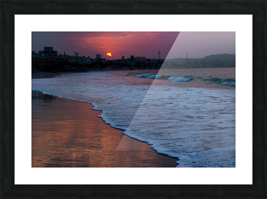Wonderful sunset Picture Frame print