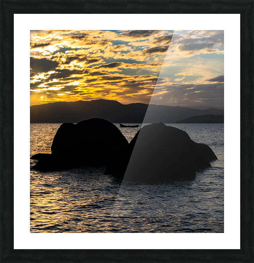 Cloud Flakes Picture Frame print