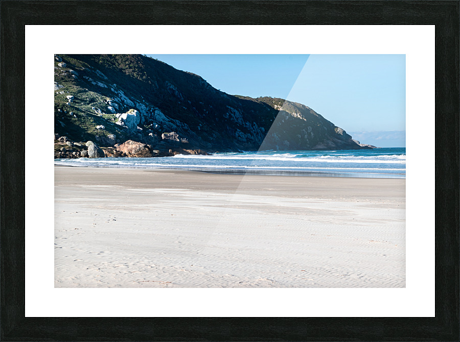 Blue seashore Picture Frame print