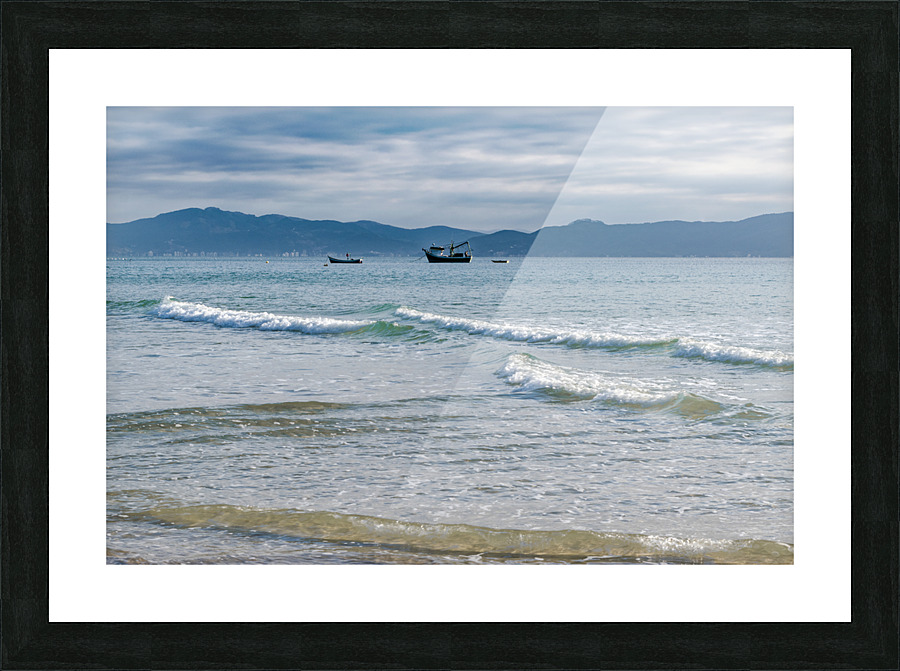 Blue Sunset Picture Frame print