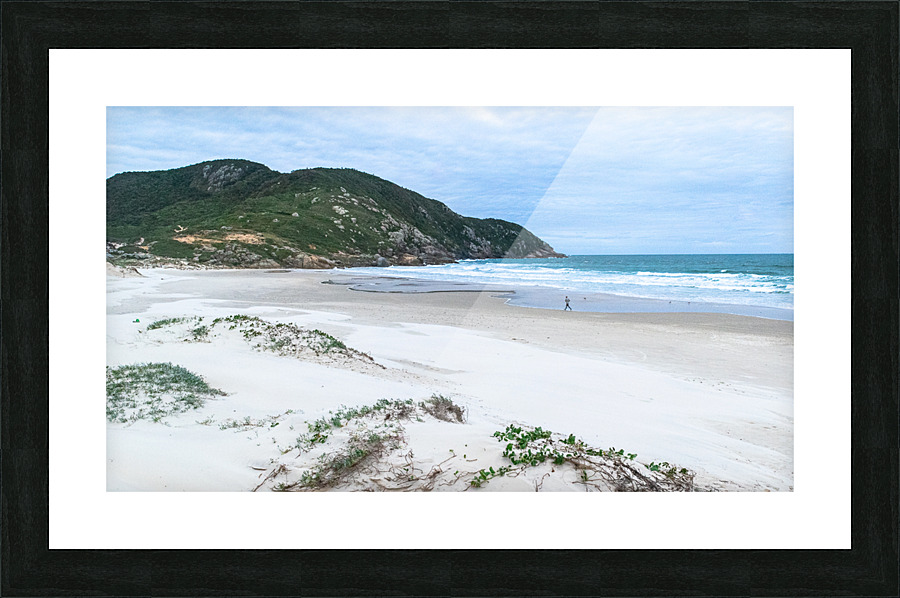 Lone Runner Picture Frame print