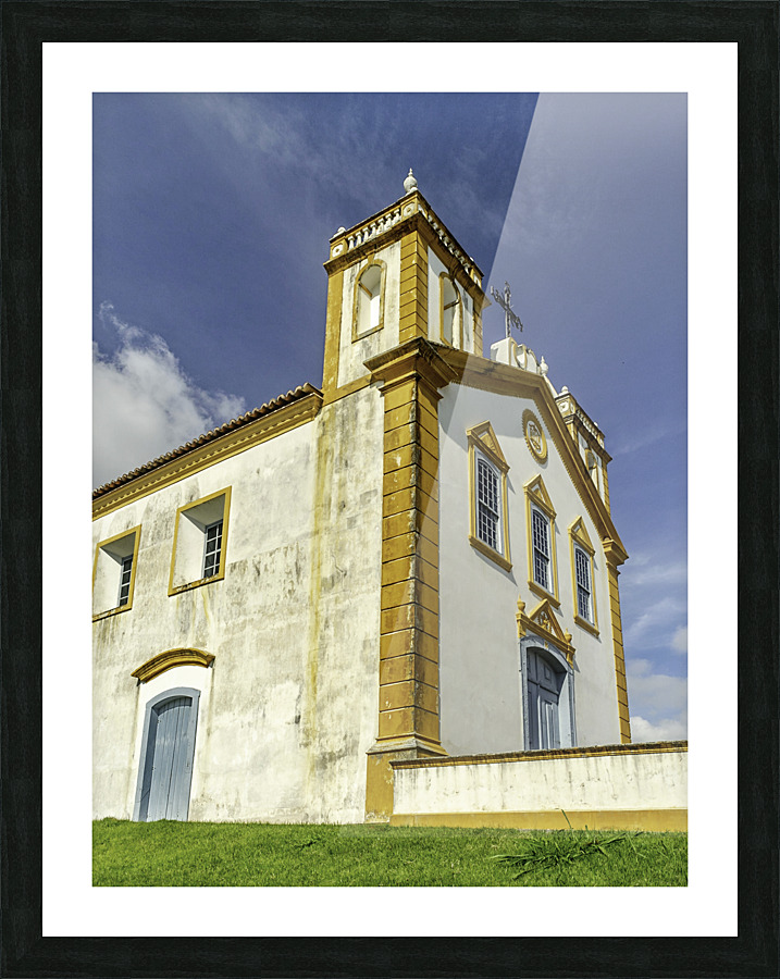 Old Church side Picture Frame print