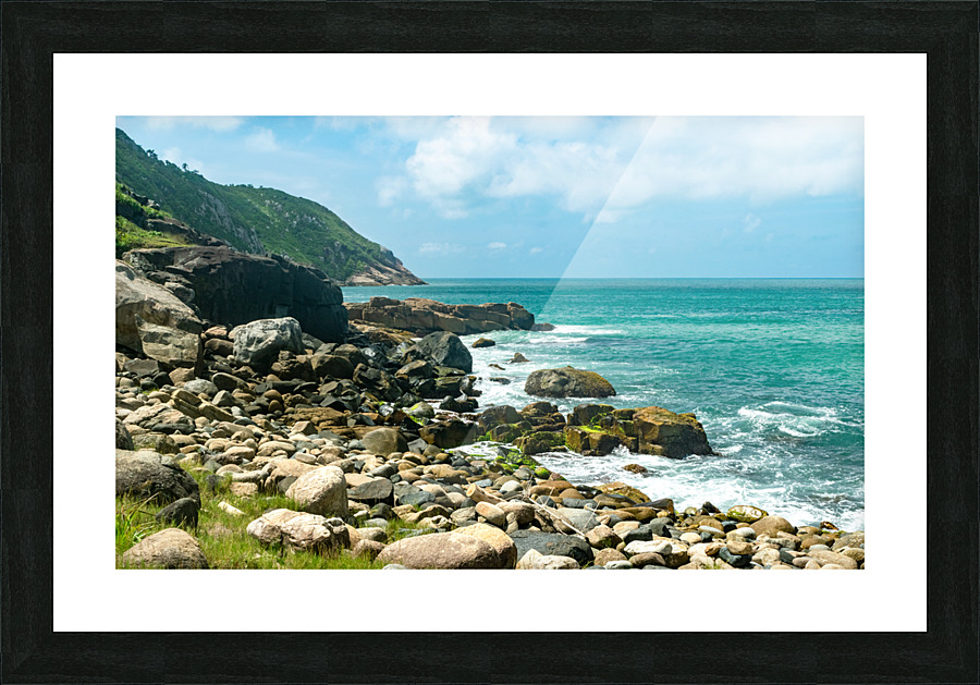 Rocky Beach Picture Frame print