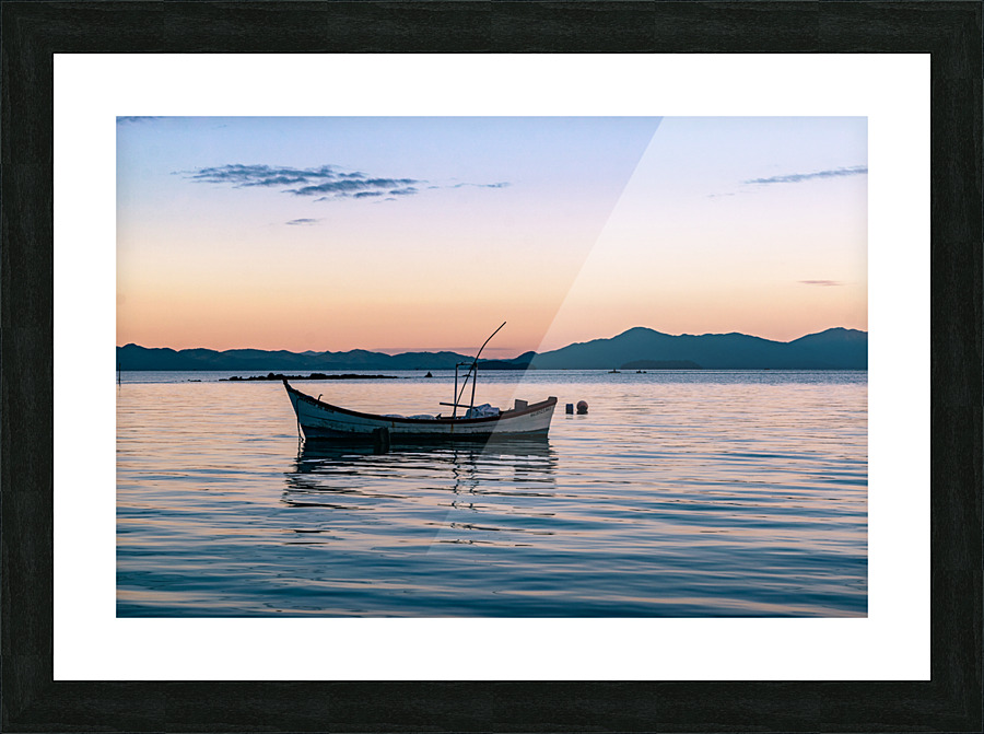 Fishing Boat Resting Picture Frame print