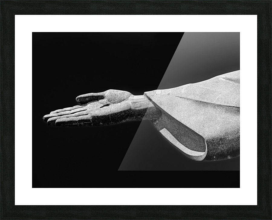 His Right Hand Picture Frame print