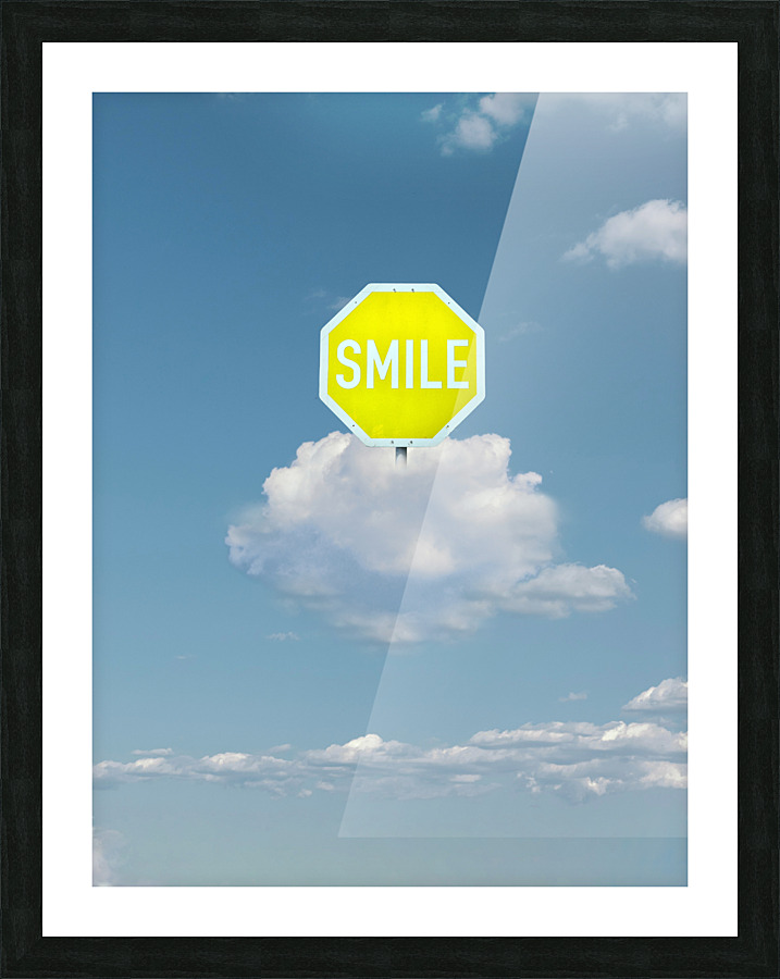 Smile Picture Frame print