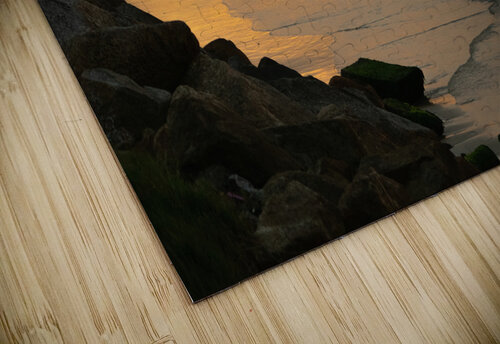 Alone at beach sunset Rafael Wong puzzle