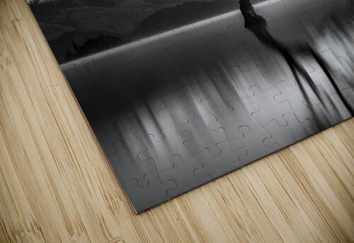 Lake Mirror b&w Rafael Wong puzzle