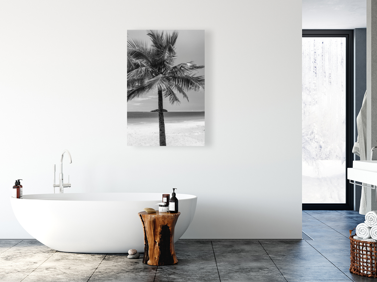 The Island b&w Reproduction