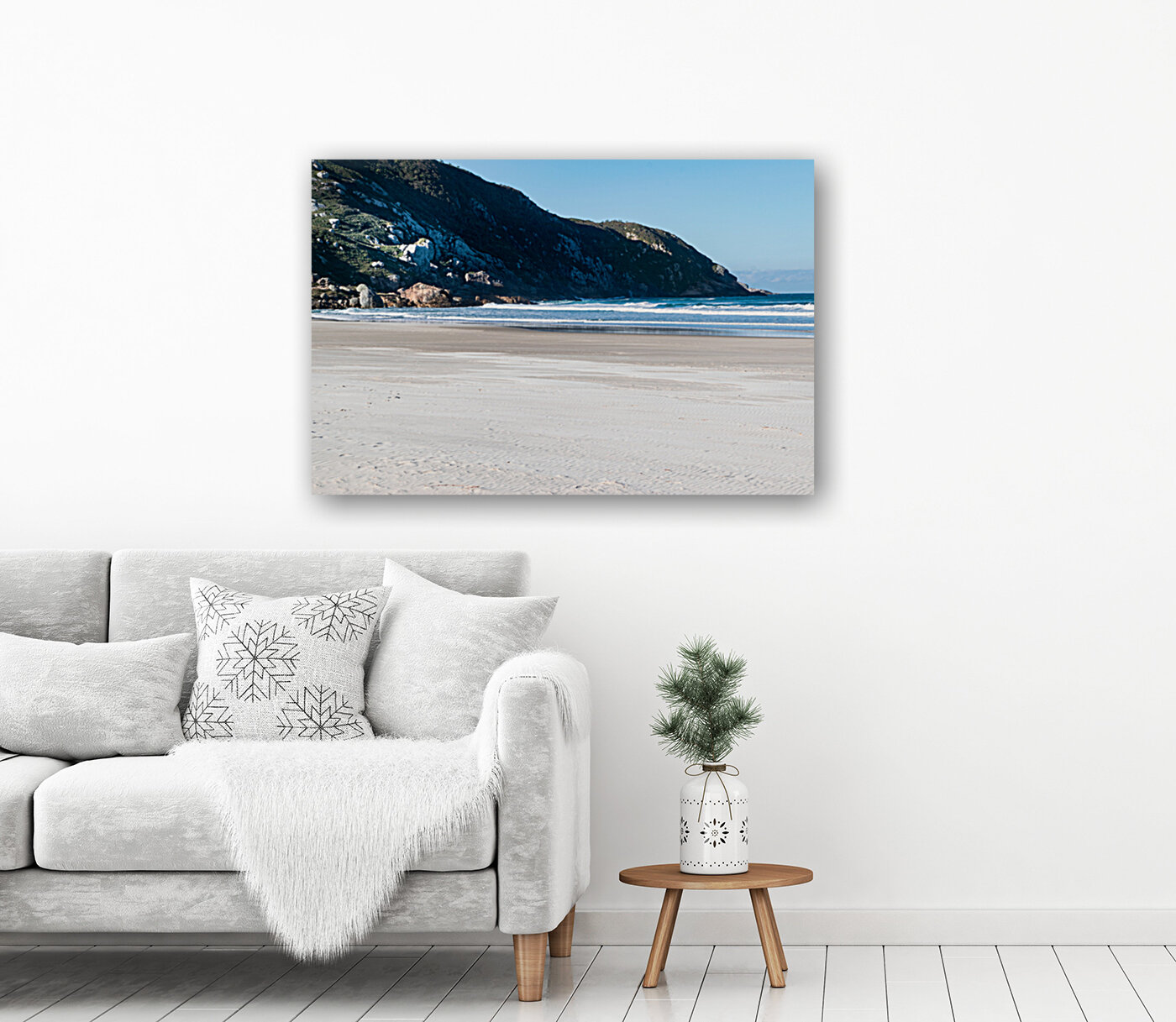 Blue seashore Reproduction