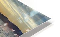 Sunset at beach HD Metal print