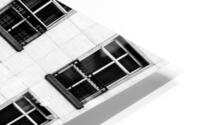Windows Copacabana b&w HD Metal print