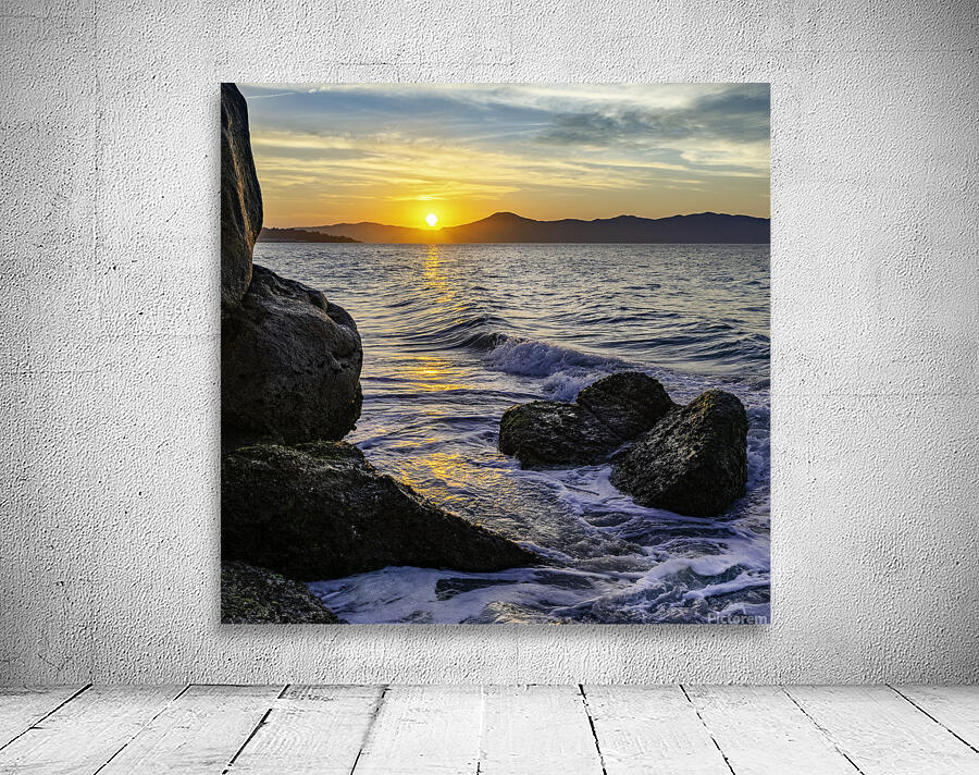 Sunset at beach Wall Preview