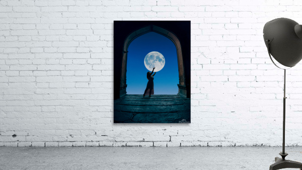 Grabbing the moon Wall Preview