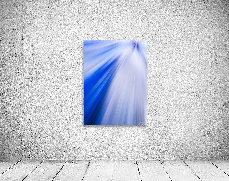 Lines in blue Wall Preview