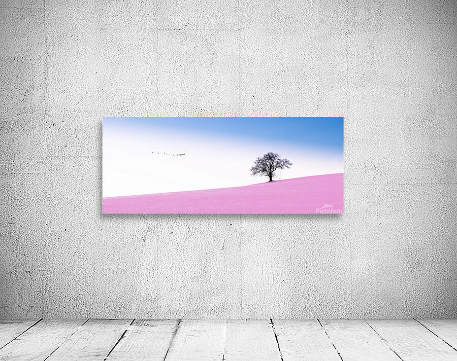Pink field Wall Preview
