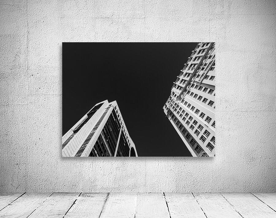 Buildings B&W Wall Preview
