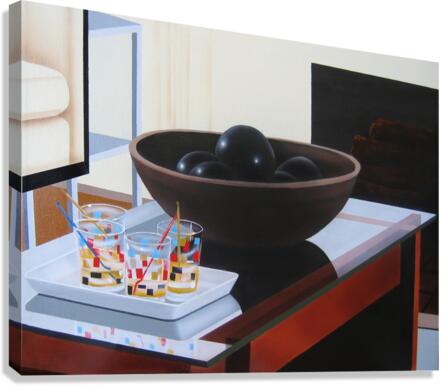 Retro Still Life Canvas Print