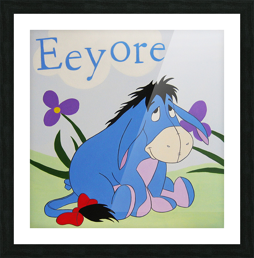 Eeyore 201 Picture Frame print