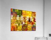 YELLOW COLLAGE Acrylic Print