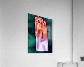 PEACH HAND Acrylic Print