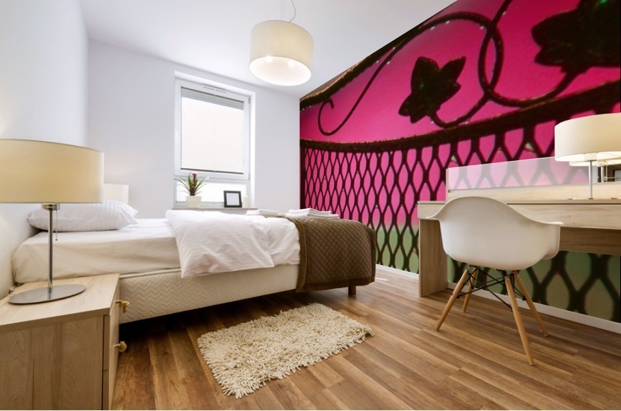 PINK  WROUGHT Mural print