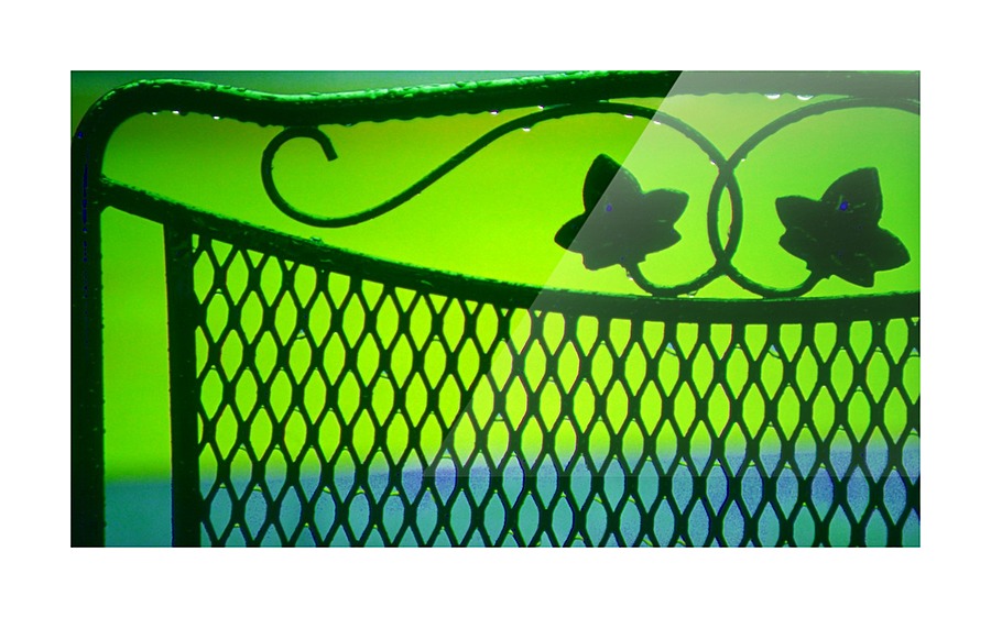 CHARTREUSE WROUGHT Picture Frame print