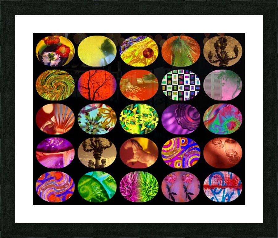 PHOTO COLLAGE Picture Frame print