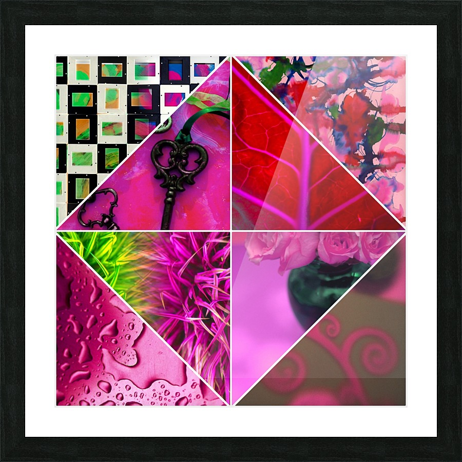 DIAMOND COLLAGE Picture Frame print