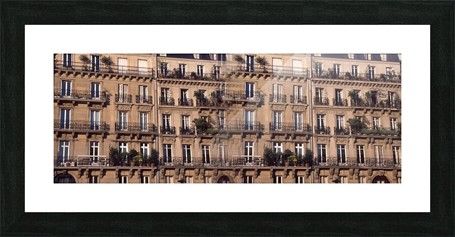 PARIS FLATS Picture Frame print