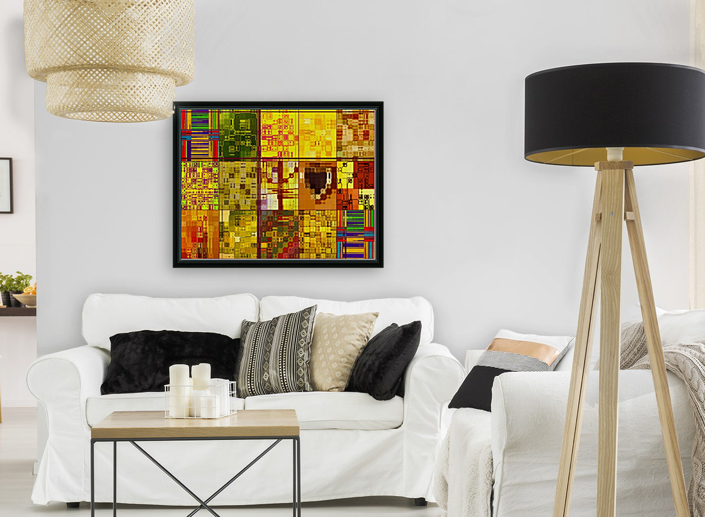 YELLOW COLLAGE Reproduction