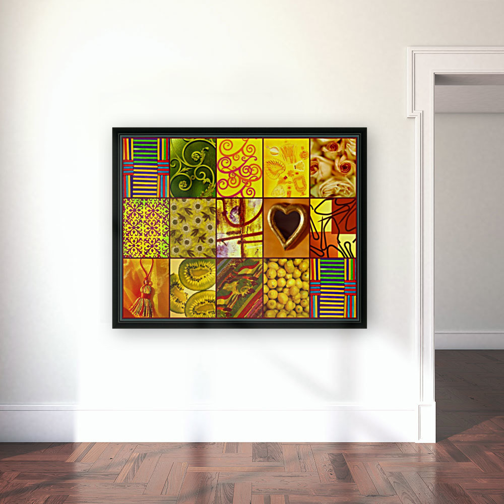COLLAGE JAUNE Reproduction