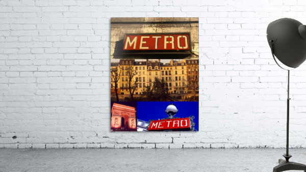 PARIS COLLAGE Wall Preview