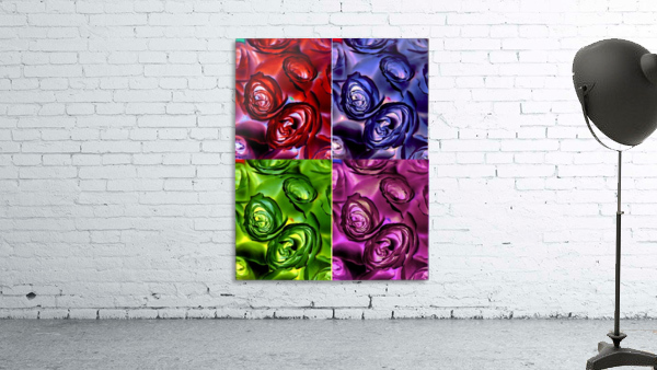 PSYCHEDELIC ROSES  Wall Preview