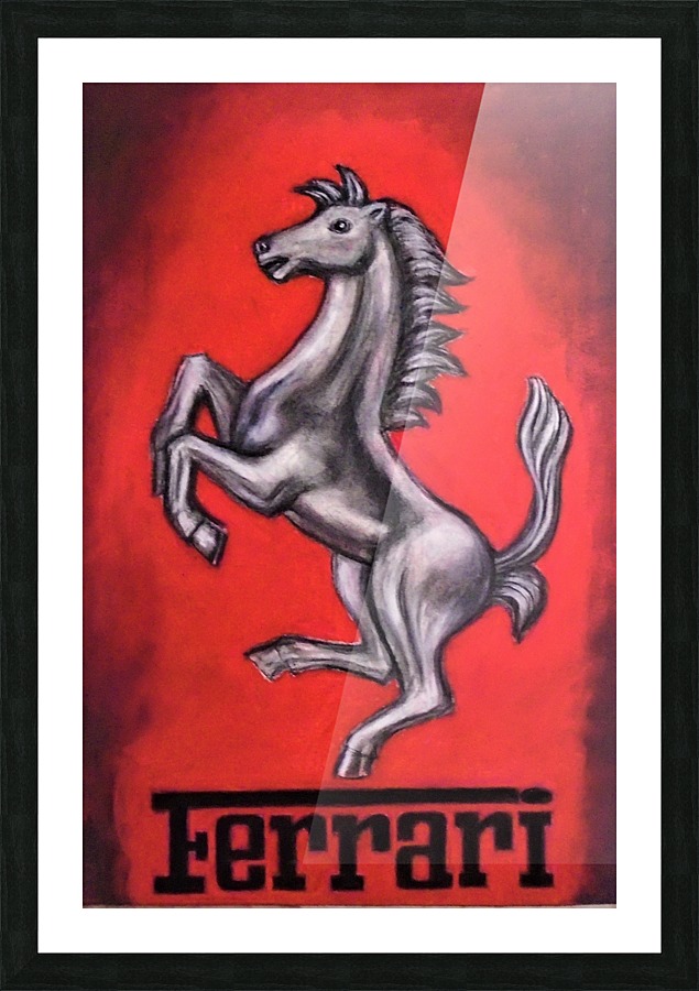 Prancing horse Ferrari Picture Frame print