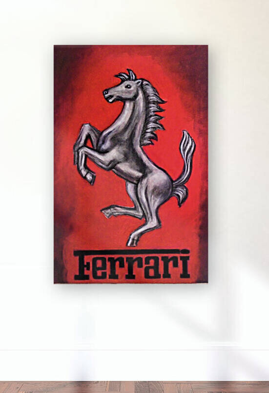 Prancing horse Ferrari by Varvara Vitkovska