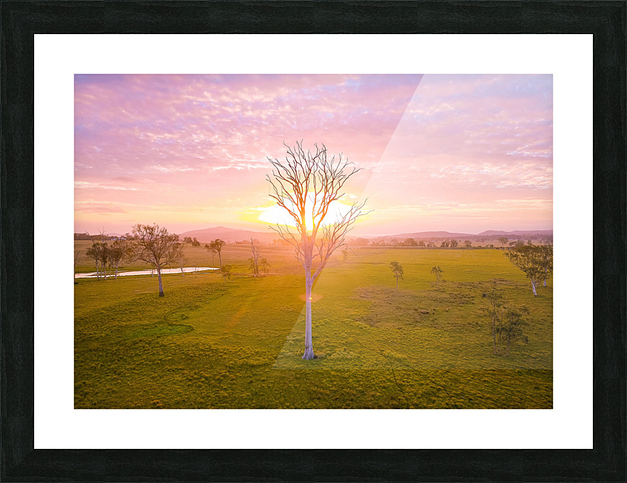 Fire in the Sky Picture Frame print