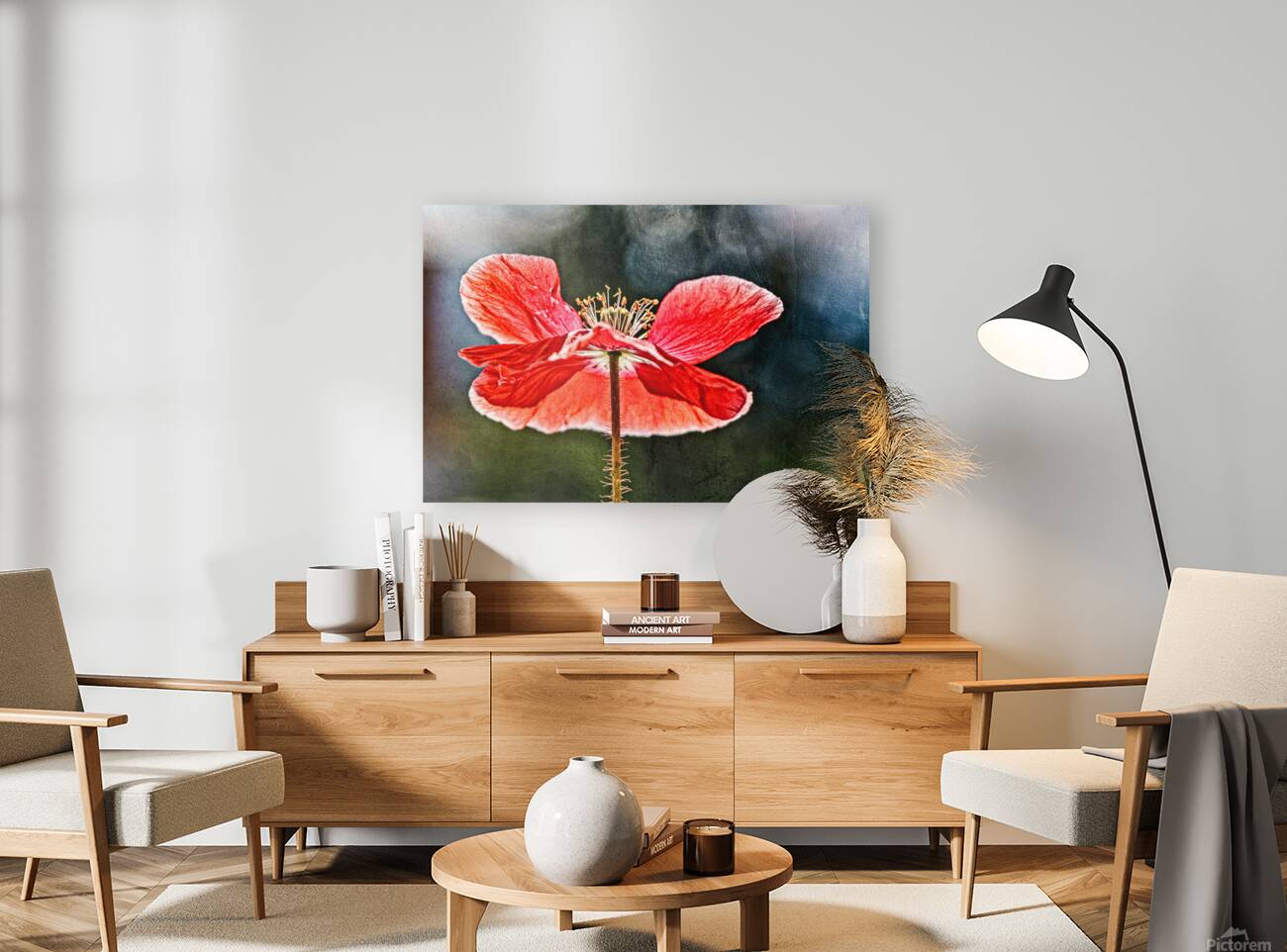 Painterly Poppy Reproduction