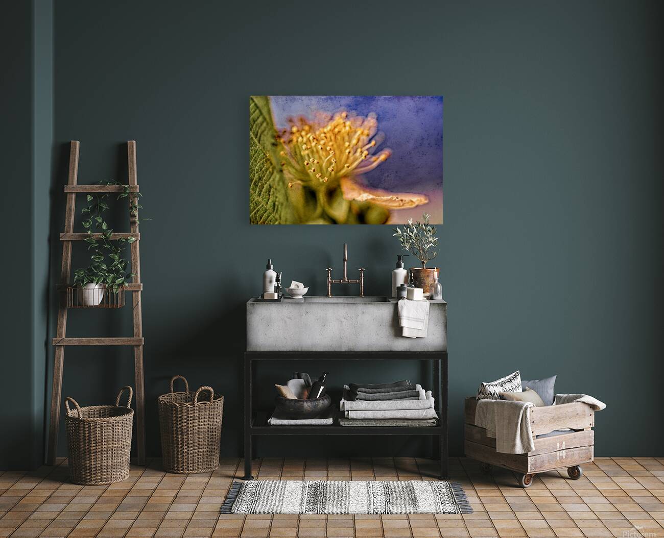 Black Berry Blossom Reproduction