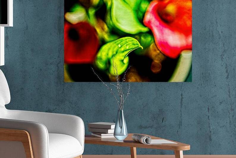 Festive Red Calla Lilly by Heather Marie Clark