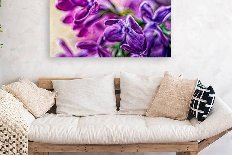 Painterly Purple Lilac  by Heather Marie Clark