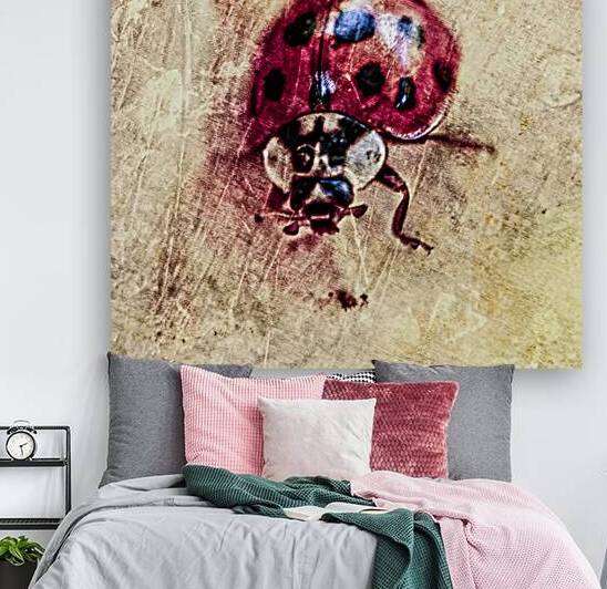 Painterly Lady Bug by Heather Marie Clark