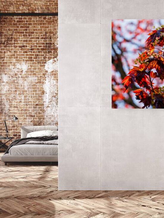 Vivid Reflections: The Artistry of Red Maple Blossoms by Heather Marie Clark