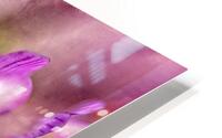 Painterly Purple Clover HD Metal print