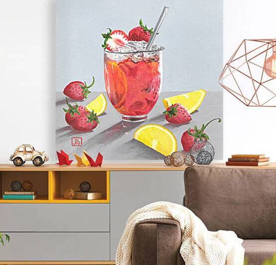 Strawberry Sour    by Jennifer Bilyk Art