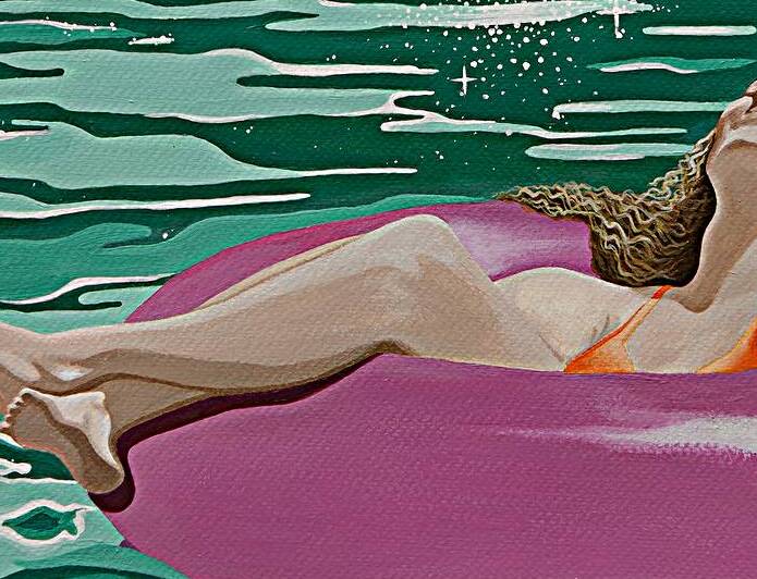 Lazy River by Jennifer Bilyk Art