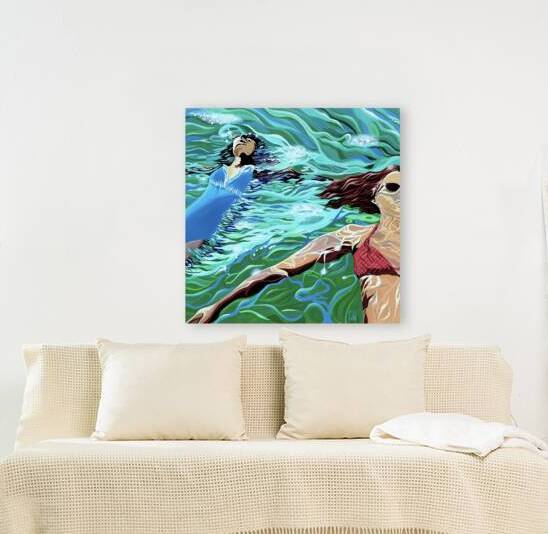 Islands in a Turquoise Sea by Jennifer Bilyk Art